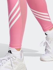 adidas Pink Performance Training Techfit 3-stripes Leggings - Image 4 of 6