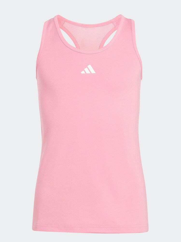 adidas Pink Sportswear Aeroready Techfit Tank Top Kids - Image 2 of 7