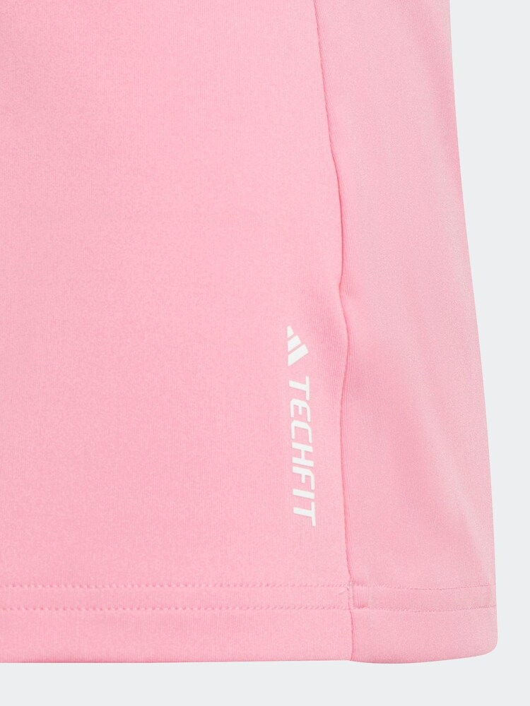 adidas Pink Sportswear Aeroready Techfit Tank Top Kids - Image 6 of 7