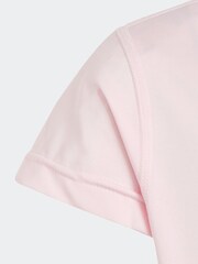 adidas Pink Sportswear Training Aeroready 3-stripes T-shirt - Image 4 of 6