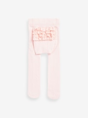 Pink/White Tights Baby 2 Pack (0mths-2yrs) - Image 2 of 4