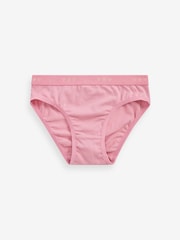 Rosa Elastisch mit Herzmotiv - Bikinislips im 5er Pack (3 bis 16 Jahre) - Bild 4 von 7