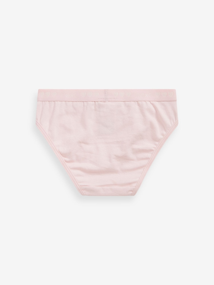 Rosa Elastisch mit Herzmotiv - Bikinislips im 5er Pack (3 bis 16 Jahre) - Bild 7 von 7