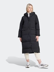 adidas Black Big Baffle Coat - Image 1 of 6