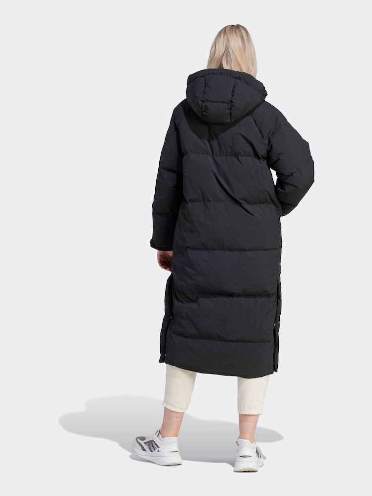 adidas Black Big Baffle Coat - Image 2 of 6