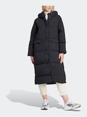 adidas Black Big Baffle Coat - Image 4 of 6