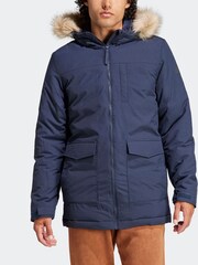 adidas Terrex Sportswear Hooded Faux Fur Parka - Image 3 of 7