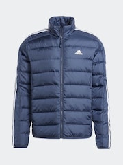 adidas Terrex Blue Essentials 3-Stripes Light Down Jacket - Image 7 of 7