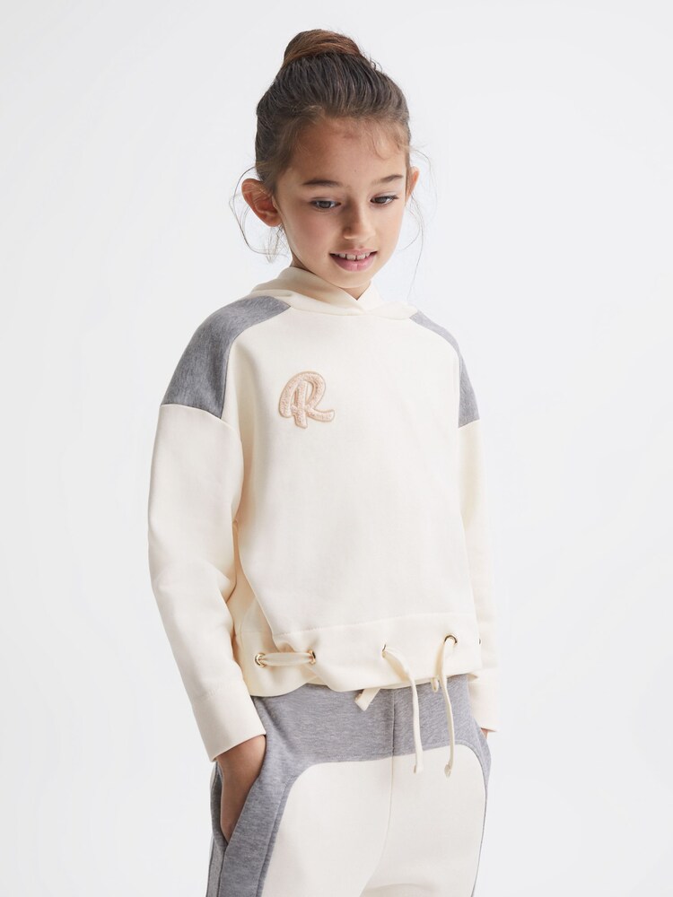 Bluză de molton cu Hanorac blocuri de culoare Reiss Estella - Imaginea 1 din 6