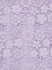 Reiss Lilac Susie 9-12 yrs Lace T-Shirt Dress - Image 7 of 7