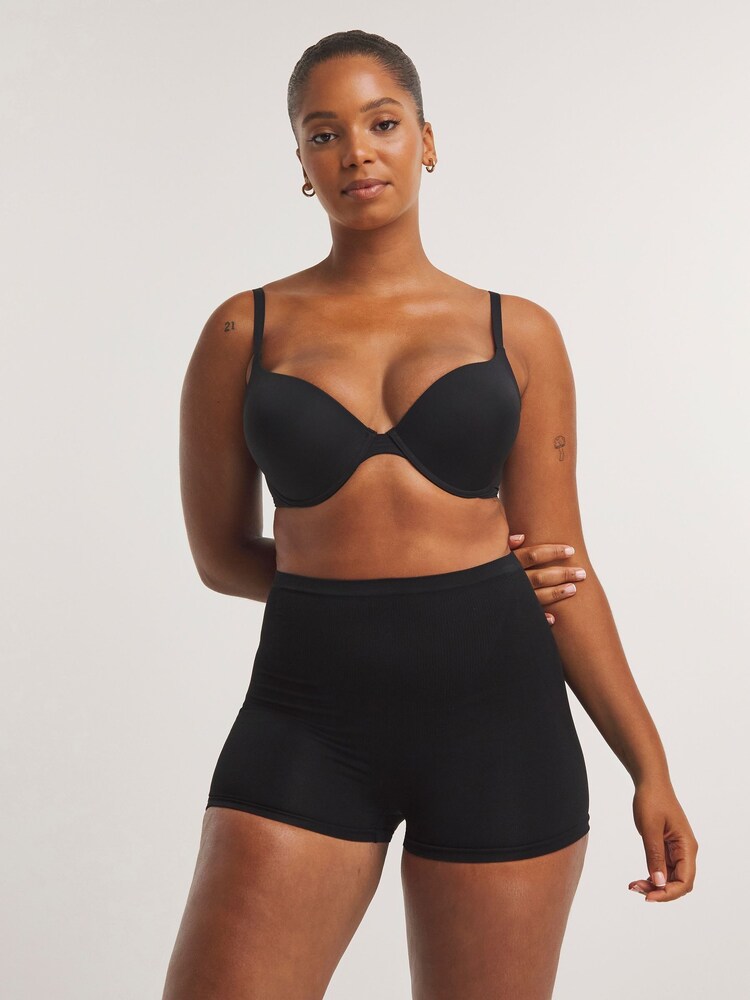 Simply Be Magisculpt Shorts mit hoher Taille und mittlerer Kontrolle 2 Packung - Bild 1 von 5