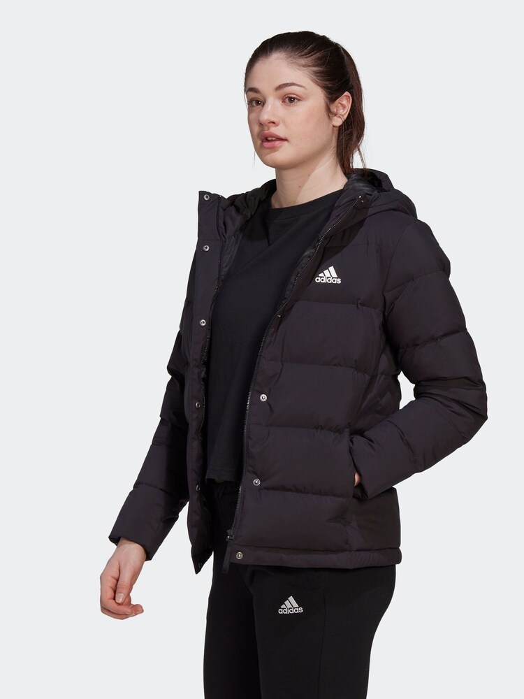 adidas Black Terrex Helionic Hooded Down Jacket - Image 1 of 10