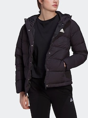 adidas Black Terrex Helionic Hooded Down Jacket - Image 6 of 10