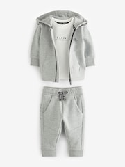 Baker by Ted Baker 100% Cotton (0-6yrs) Three Piece Tracksuit Set - Image 8 of 14