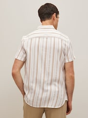 Neutral Lightweight Short Sleeve Stripe Shirt - Image 3 of 9