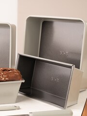 Mary Berry Grey Square Cake Tin 23cm - Image 1 of 4