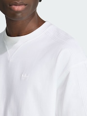 adidas Originals White Premium Essentials T-Shirt - Image 4 of 5