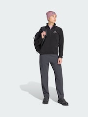 adidas Terrex Black Multi Essentials Half Zip Fleece Jacket - Image 1 of 5