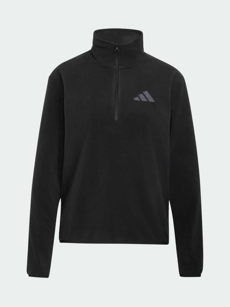 adidas Terrex Black Multi Essentials Half Zip Fleece Jacket - Image 5 of 5
