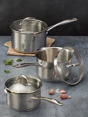 Stellar Stellar 7000 Three Piece Draining Saucepan Set - Image 1 de 2