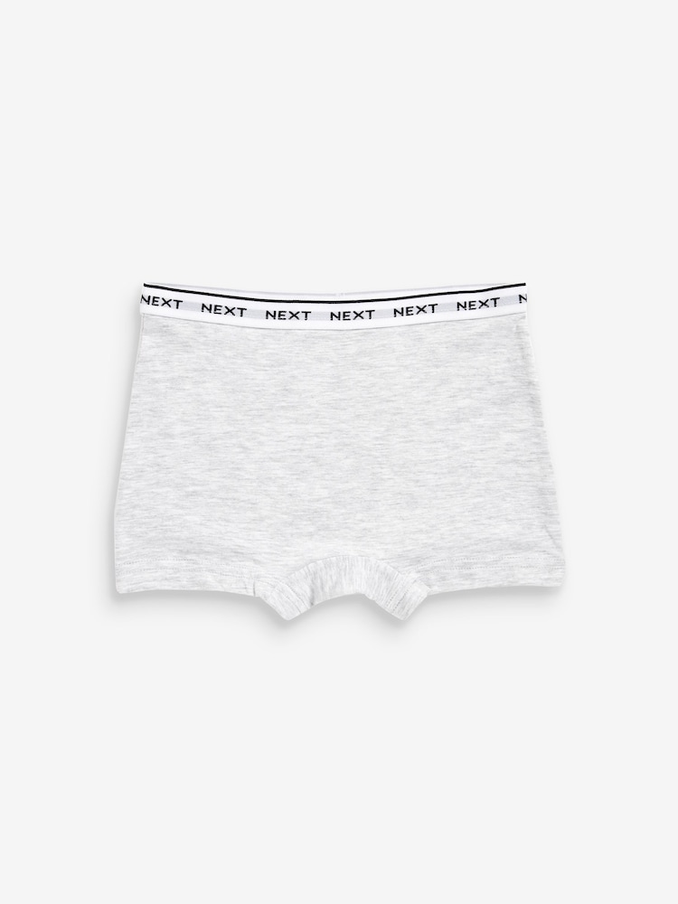 Schwarz/Grau/Weiß - Glitzernde kurze Slips im 5er-Pack (2–16Jahre) - Bild 4 von 4