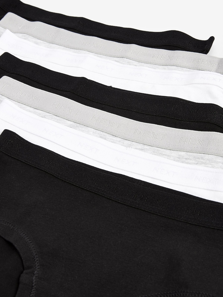 Black/White Hipster Briefs 7 Pack (2-16yrs) - Image 6 of 6 Black/White Hipster Briefs 7 Pack (2-16yrs) - Image 6 of 6