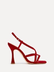 Linzi Red Sabrina Strappy Stiletto Heeled Sandals - Image 2 of 5