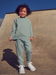Blue Mineral Jersey Sweatshirt And Joggers Set (3mths-7yrs) - Image 1 of 6