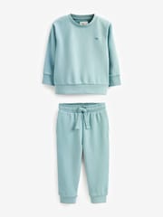 Blue Mineral Jersey Sweatshirt And Joggers Set (3mths-7yrs) - Image 5 of 6
