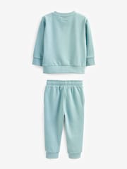 Blue Mineral Jersey Sweatshirt And Joggers Set (3mths-7yrs) - Image 6 of 6