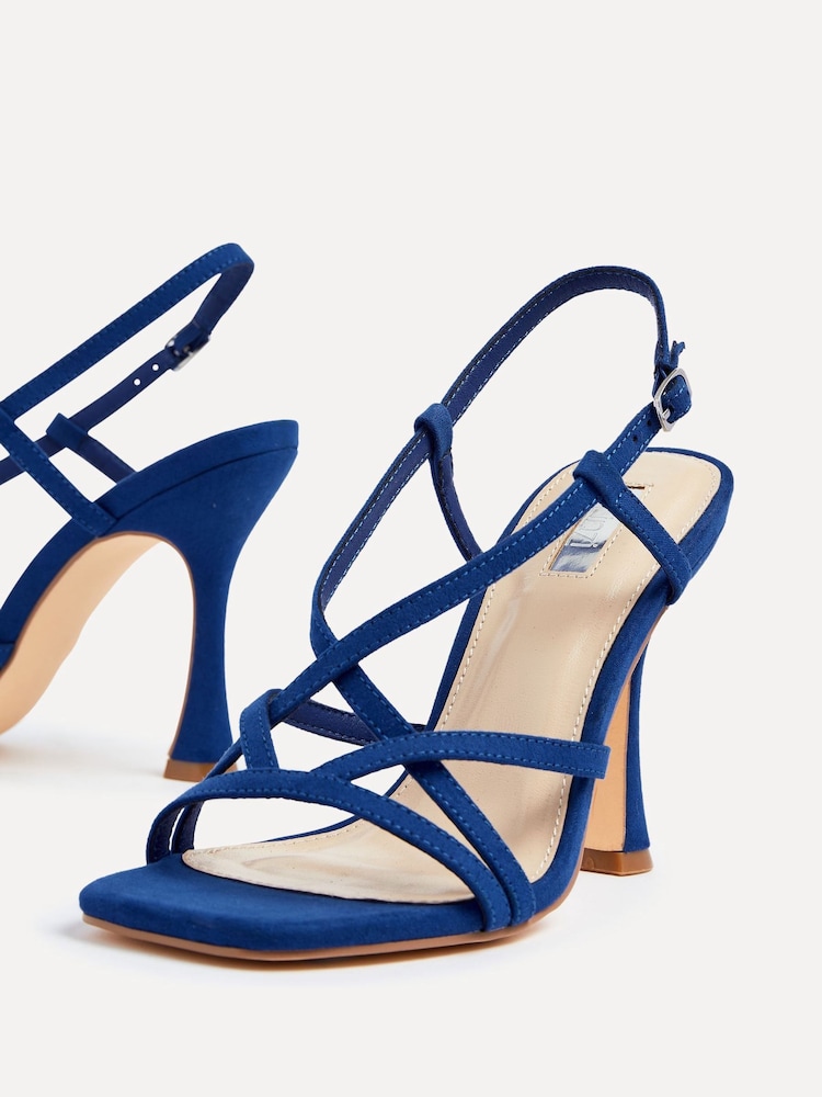 Linzi Blue Sabrina Strappy Stiletto Heeled Sandals - Image 5 of 5