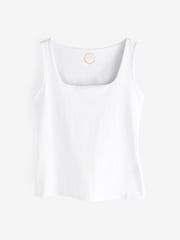 White Square Neck Vest - Image 5 of 5