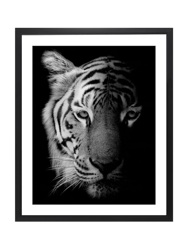 Brookpace Lascelles Black Tiger Framed Wall Art - Image 2 of 3