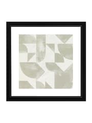 Brookpace Lascelles Grey Stacked Monochrome 2 Framed Wall Art - Image 2 of 3