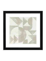 Brookpace Lascelles Grey Stacked Monochrome 1 Framed Wall Art - Image 2 of 3