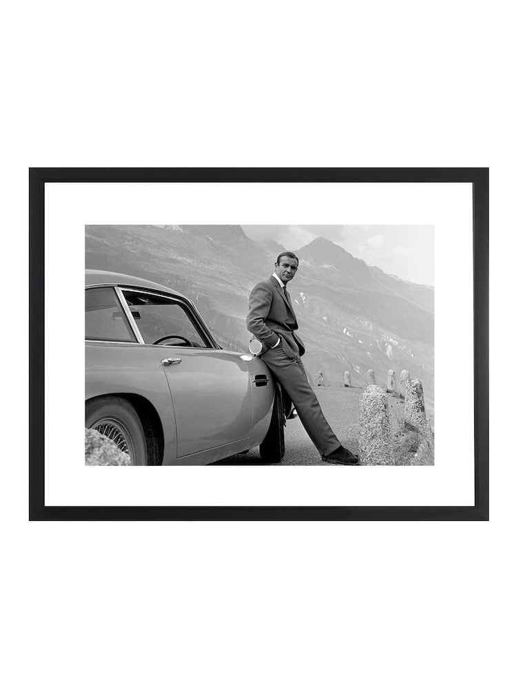 Brookpace Lascelles Black James Bond Aston Martin Framed Wall Art - Image 2 of 3