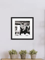 Brookpace Lascelles Black Breakfast At Tiffanys Framed Wall Art - Image 1 of 3
