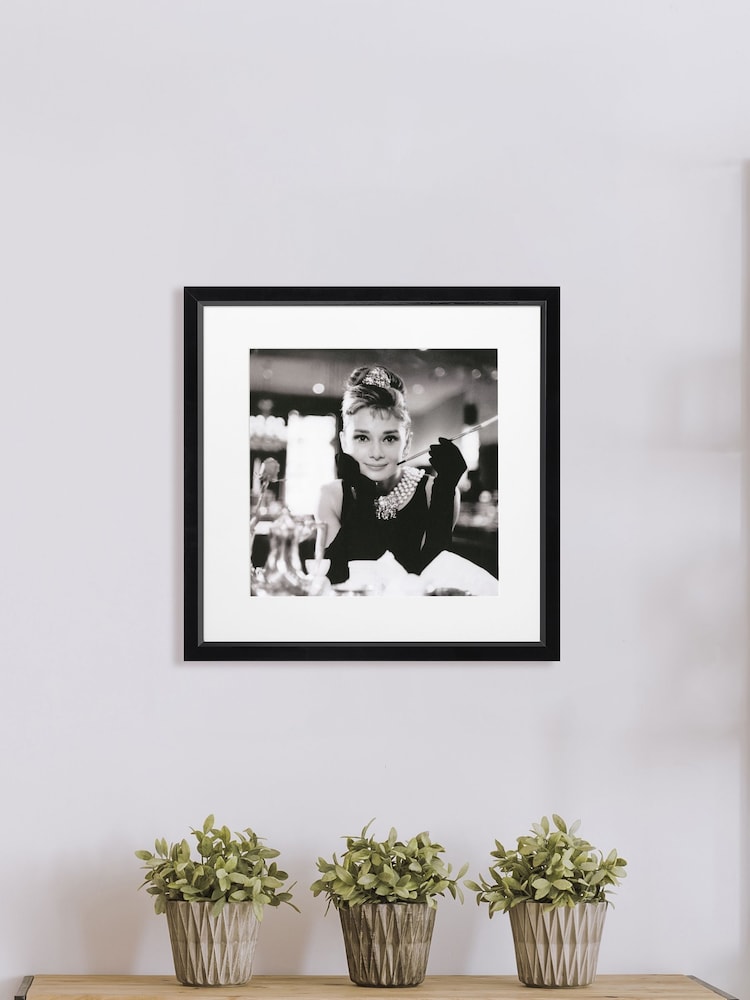Brookpace Lascelles Black Breakfast At Tiffanys Framed Wall Art - Image 1 of 3