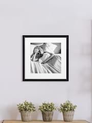 Brookpace Lascelles Black Marilyn Monroe Bed Framed Wall Art - Image 1 of 1