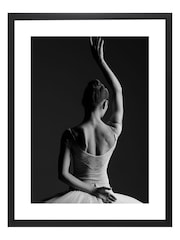 Brookpace Lascelles Black Ballerina Pose Framed Wall Art - Image 2 of 3
