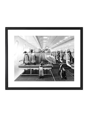 Brookpace Lascelles Black Penguin Travel Framed Wall Art - Image 2 of 3