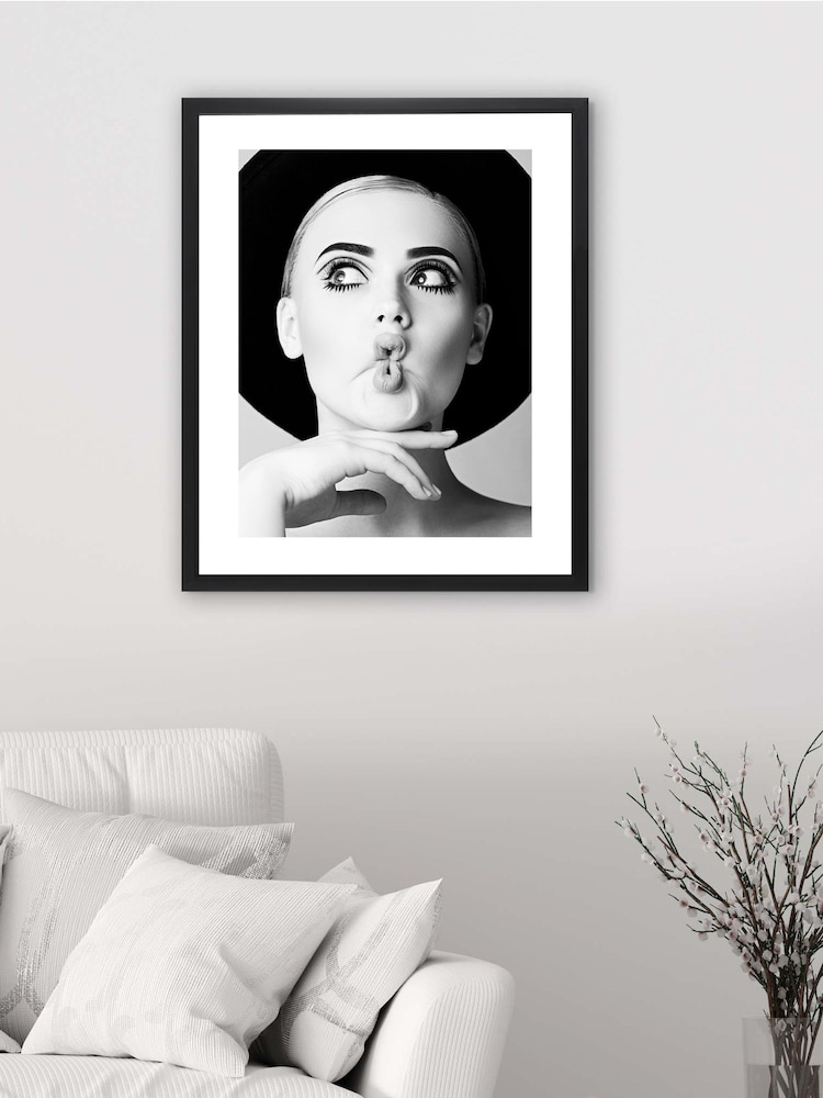 Brookpace Lascelles Black Twiggy Framed Wall Art - Image 1 of 1