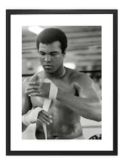 Brookpace Lascelles Black Muhammed Ali Framed Wall Art - Image 2 of 3