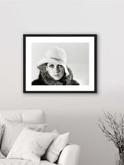 Brookpace Lascelles Black Twiggy Pose Framed Wall Art - Image 1 of 3