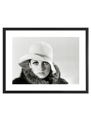 Brookpace Lascelles Black Twiggy Pose Framed Wall Art - Image 2 of 3