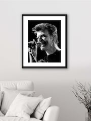Brookpace Lascelles Black David Bowie Framed Wall Art - Image 1 of 3