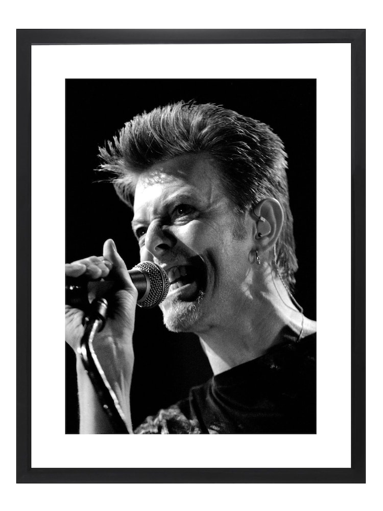 Brookpace Lascelles Black David Bowie Framed Wall Art - Image 2 of 3