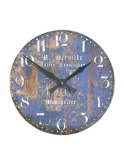 Brookpace Lascelles Blue Large Montpellier Cheesemaker's Wall Clock - Image 1 of 4