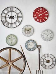 Brookpace Lascelles Red Large Smiths Clock with Red Dial - Image 4 of 4