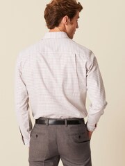 Neutral Check Regular Fit Cotton Shirt - Image 3 of 8